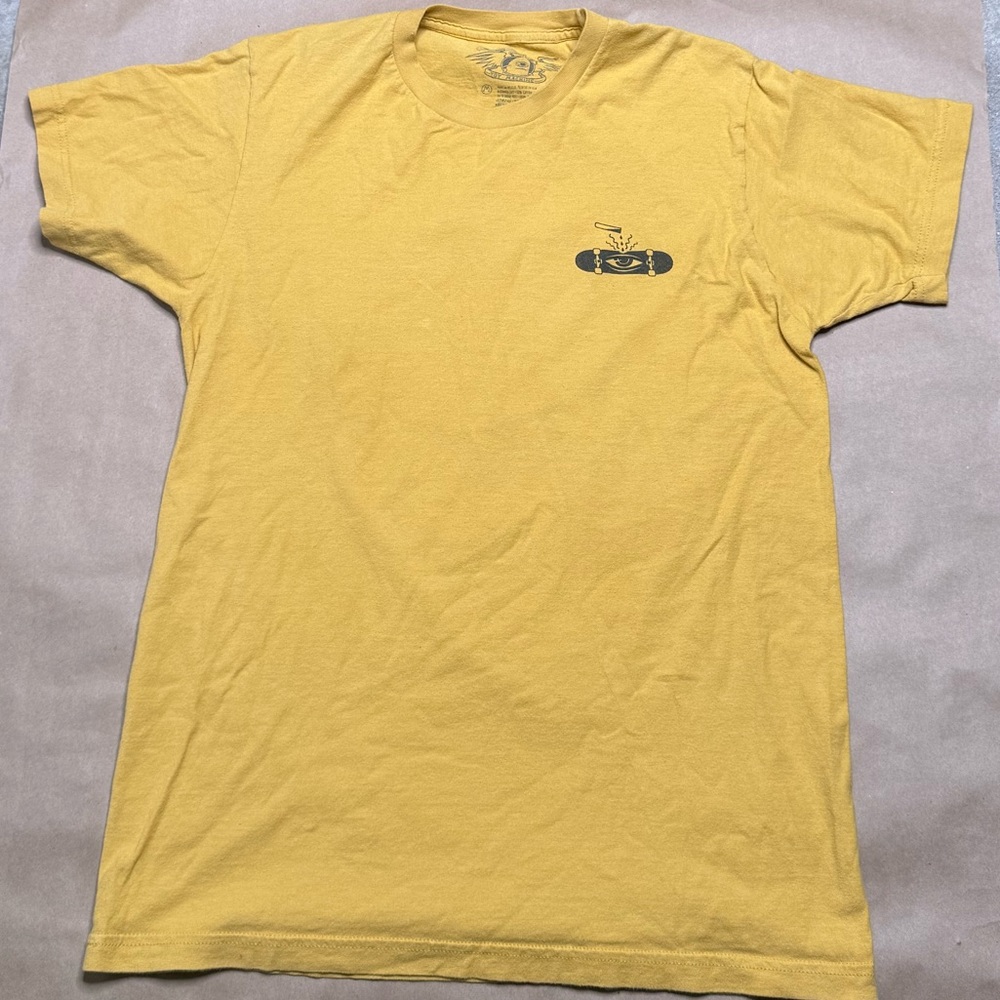 Toy Machine vaccine #8 Yellow Short Sleeve collection collectible skate T shirt - Picture 2 of 5